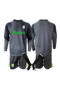 Aston Villa Keeper Babyklær Hjemme Fotballdrakt til barn 2025-26 Lange ermer (+ Korte bukser)